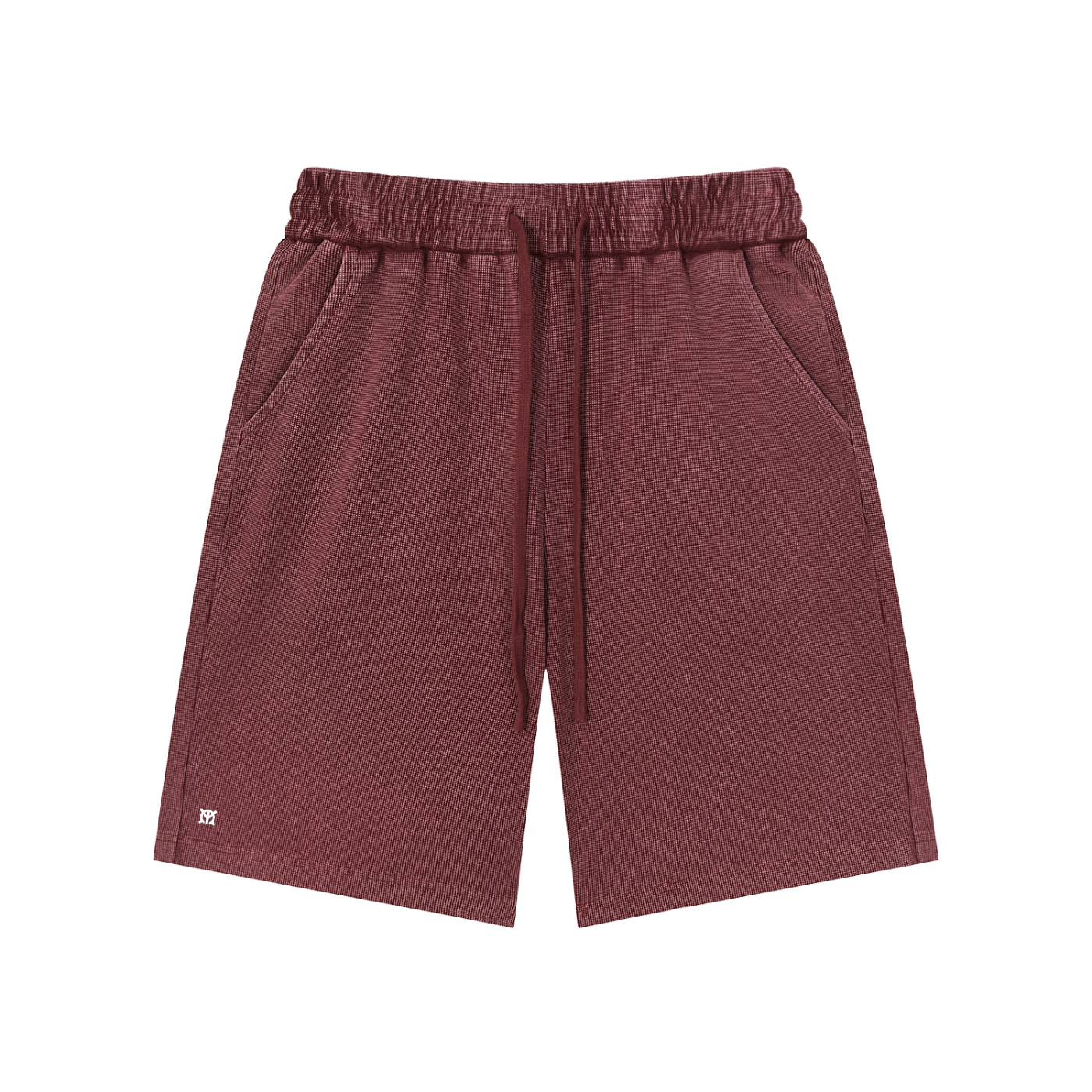 Mineral Wash Waffle Knit Shorts
