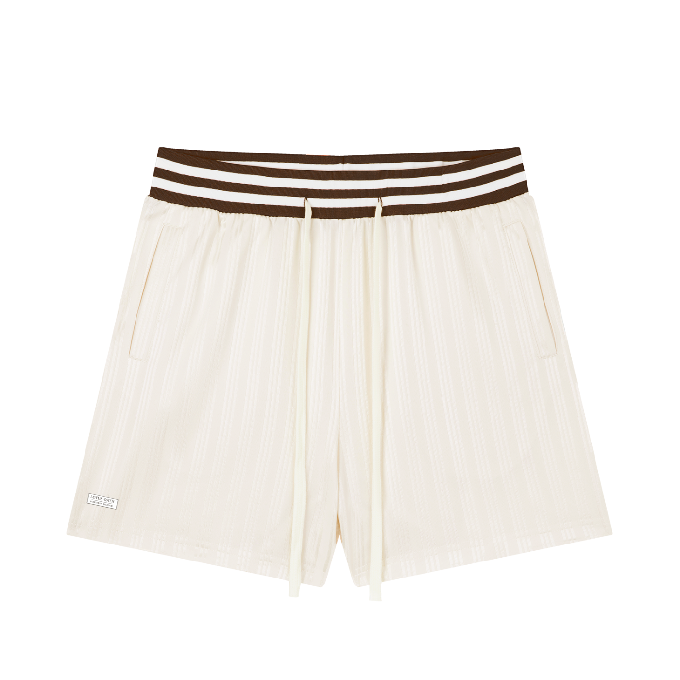Striped Drawstring Shorts