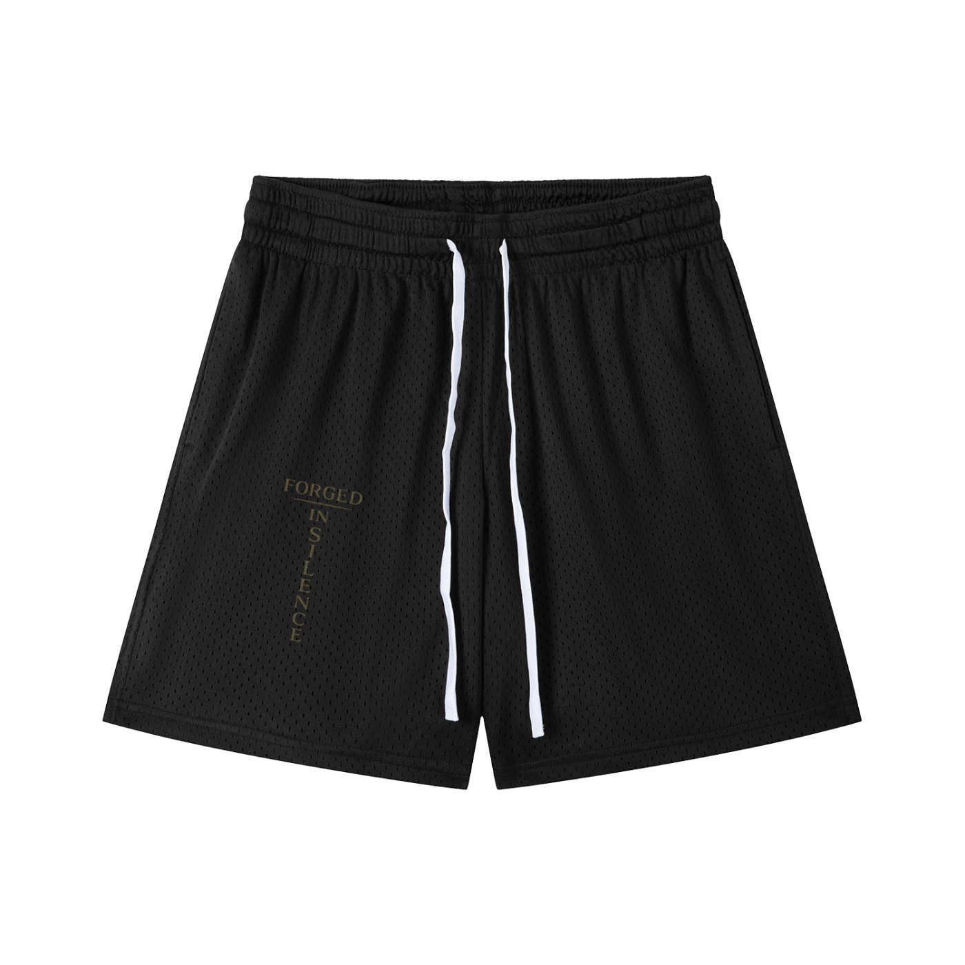 Mesh Drawstring Shorts