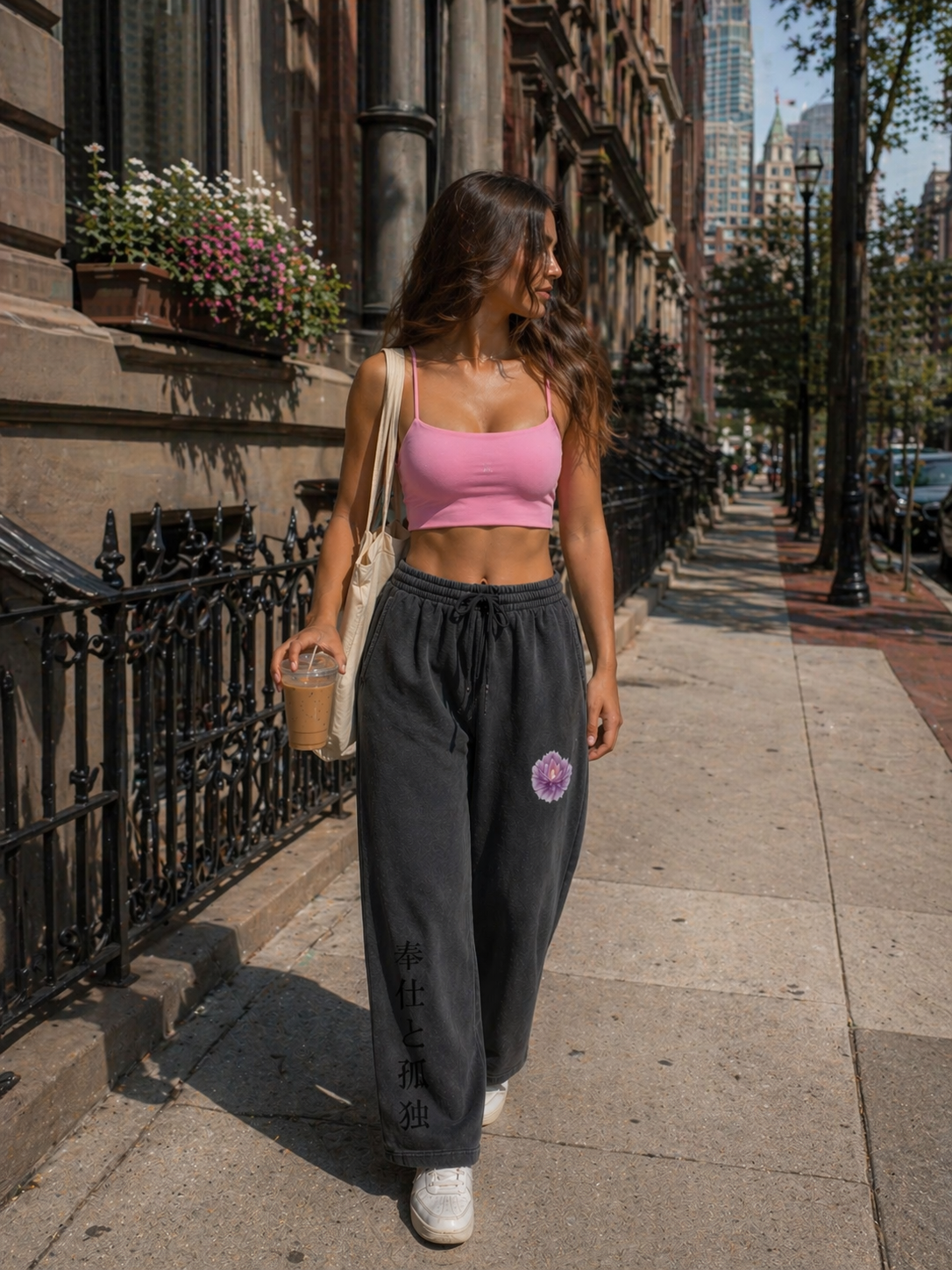 Spaghetti Strap Yoga Sports Bra
