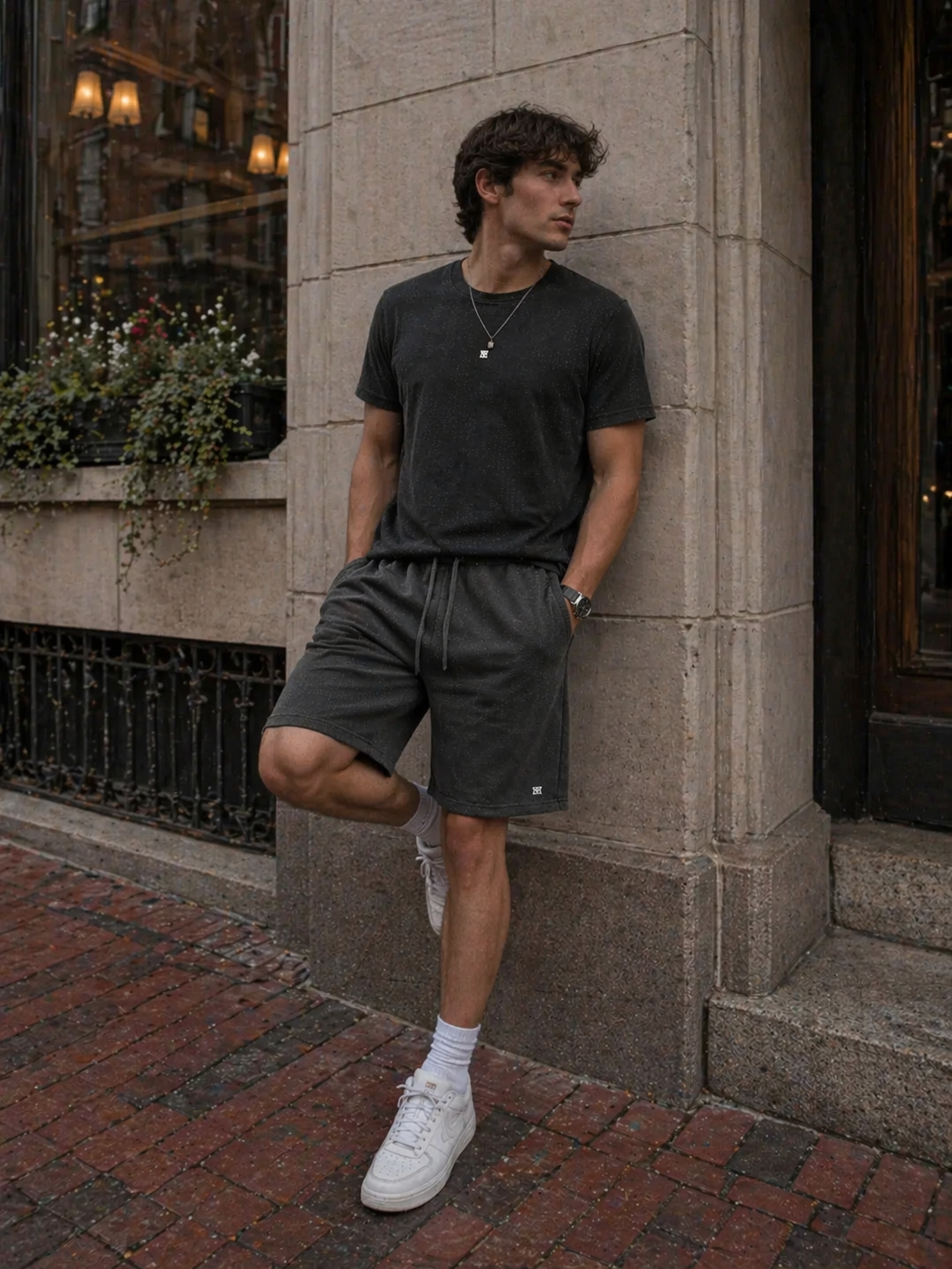Waffle Knit Shorts