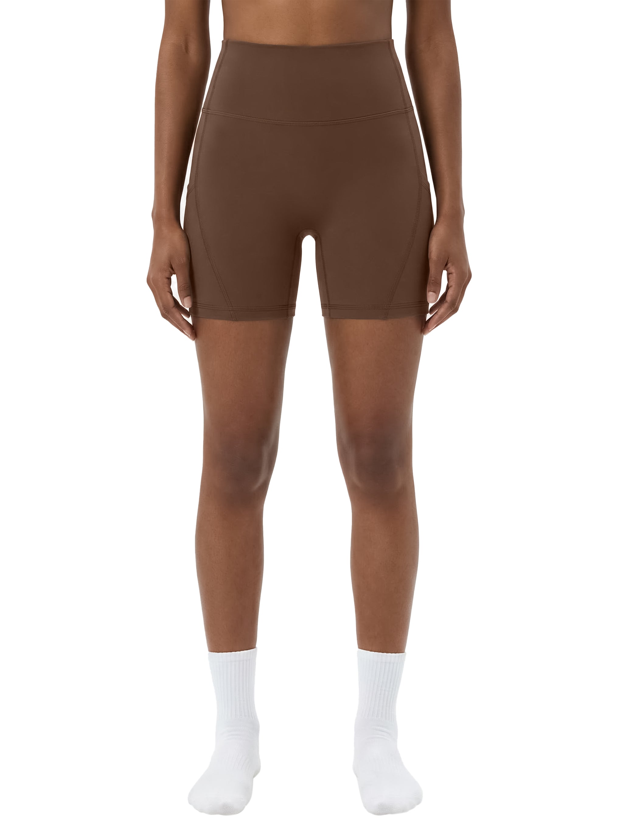 High-Waisted Pocket Biker Shorts