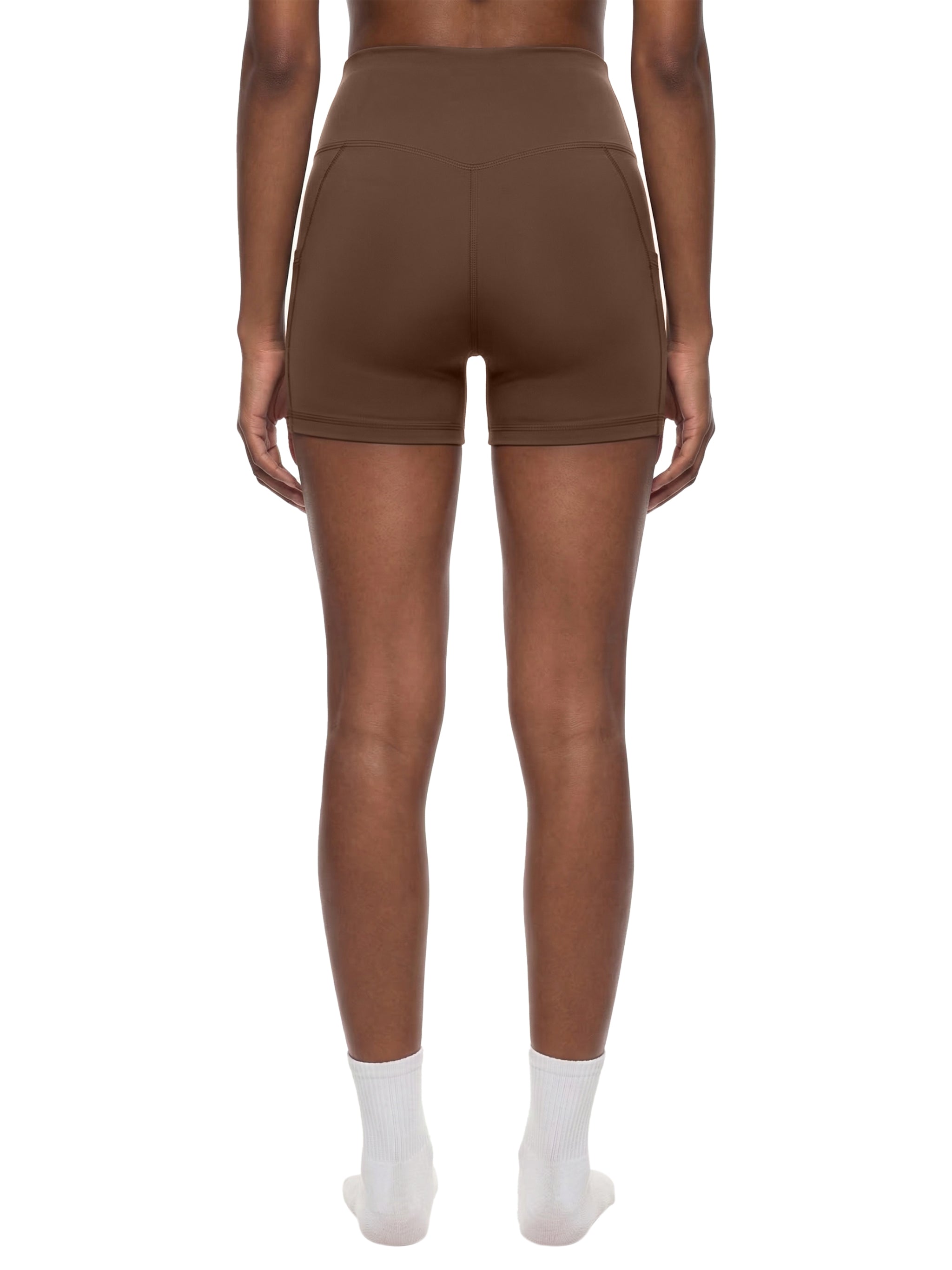 High-Waisted Pocket Biker Shorts